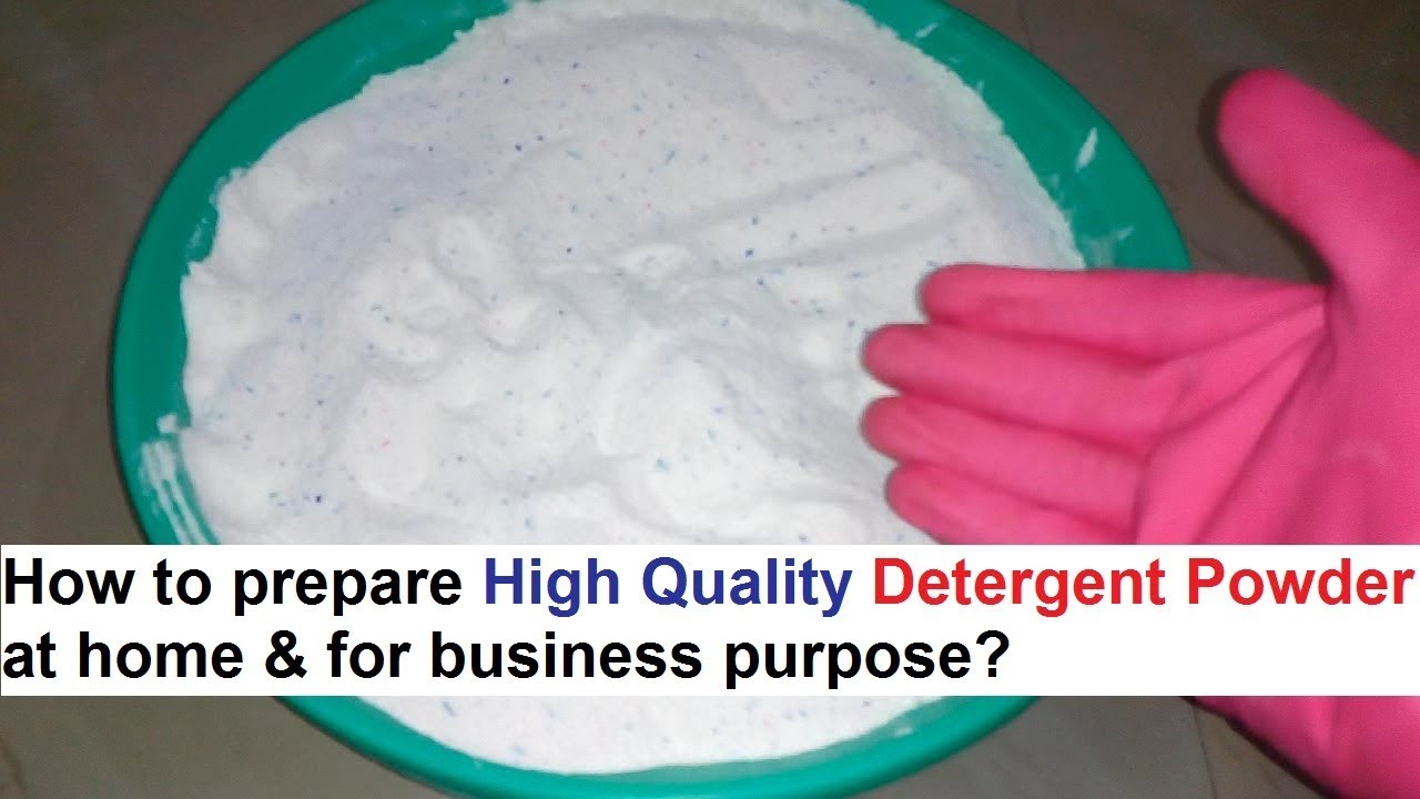 Detergent Powder Making Process - 100