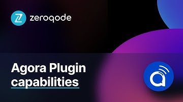 Agora Plugin Capabilities