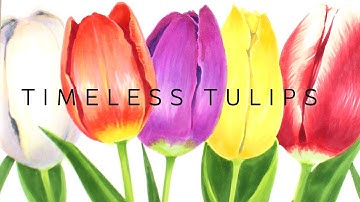 Art Classes Copic Class: Timeless Tulips