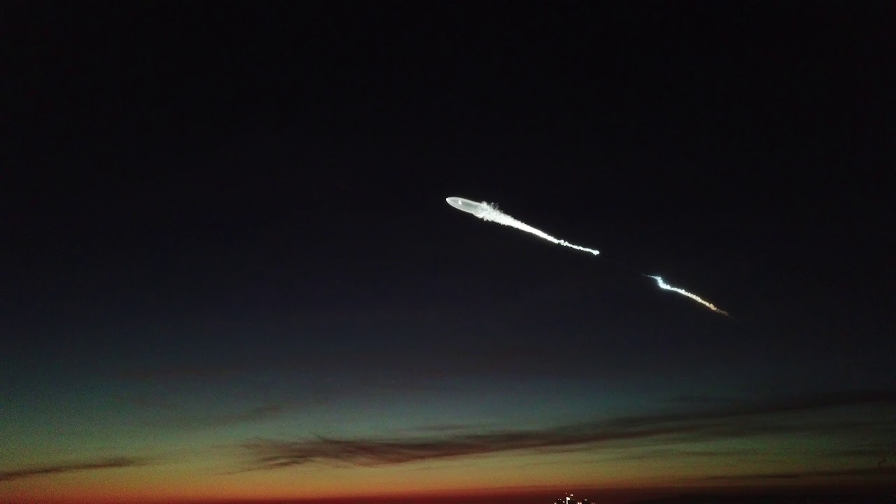 SpaceX Iridium 4 Launch from Alhambra, CA