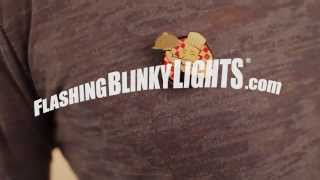 Safety Pin Blinkies - Flashing Blinky Lights
