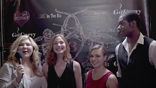 Sherry Lee Meredith interviews cast of Hey Blue Eyes at 2017 Artemis