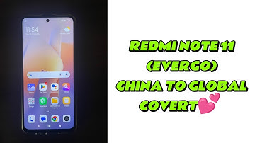 REDMI 11 5G (EVERGO) CHINA TO GLOBAL COVERT TO ▶️ (REDMI 11T 5G) ✅🆗 NO NEED BOOTLOADER🆒OTA OK🛜