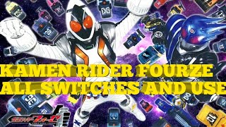 KAMEN RIDER FOURZE ALL SWITCHES AND USE