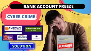 Account Freeze Ho Jaye to kya kare I Bank Account freeze solution I Bank account freeze by Police