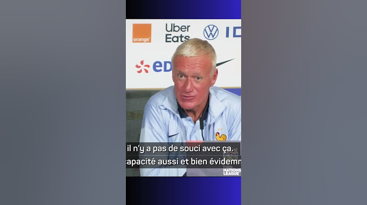 Deschamps parle du positionnement de Mbappé avant France Belgique !