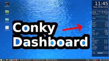 Install the Conky Dashboard on Linux Mint 19.1