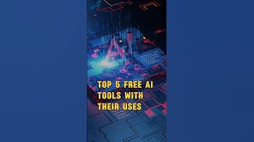 5 Free AI Tools to Use #aitools #top5 #ai #tools #viral