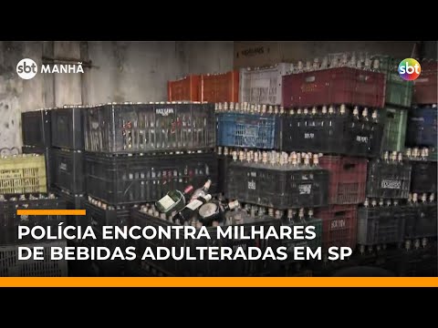 Video policia-cumpre-mandados-contra-quadrilha-que-falsificava-bebidas-em-sp-e-pr-sbt-manha