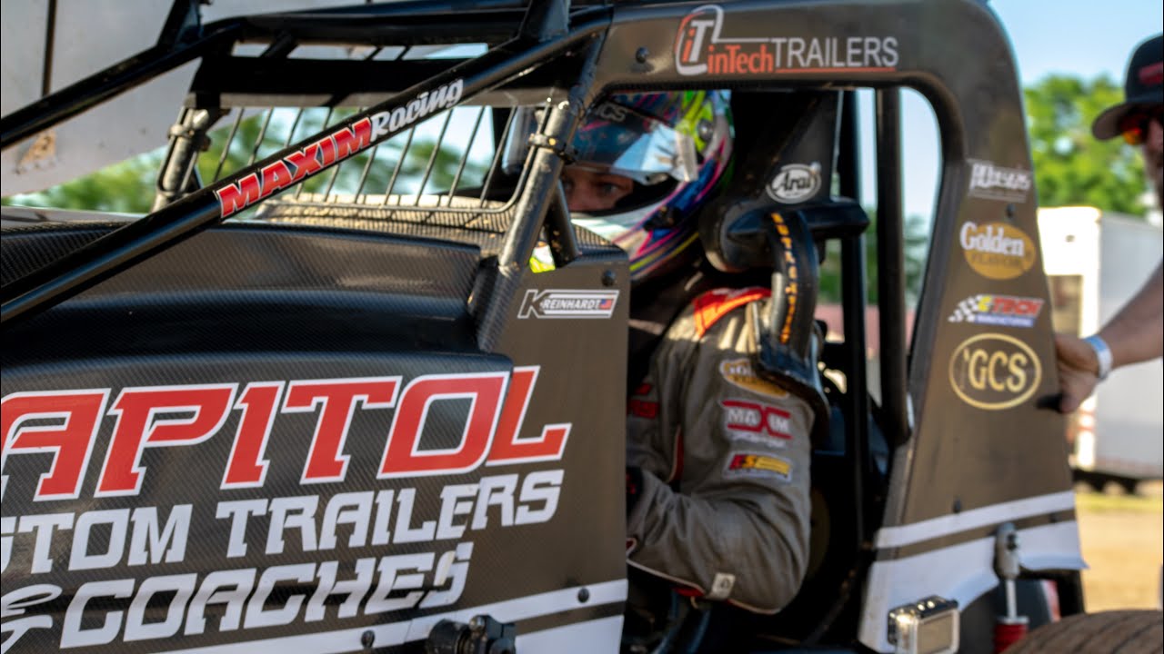 Kyle Reinhardt On Board 410 Sprint Car at Selinsgrove Speedway May 31 ...