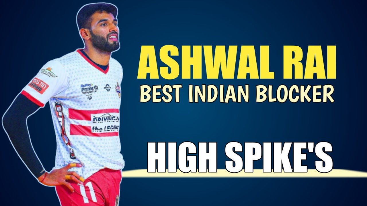 Ashwal Rai ASHWAL RAI VOLLEYBALL INTERNATIONAL PLAYER 🇮🇳 HIGH SPIKE'S 💥- PART2 ...