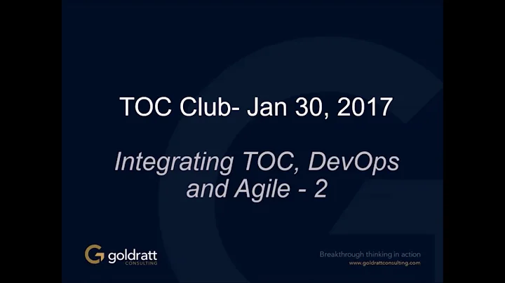 A Quick Introduction to Theory of Constraints