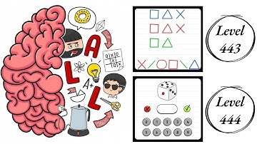Brain Test All Star : Level 443 , 444 – How to Solve? (Walkthrough)