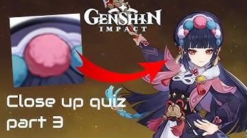 Guess the character from close up images part 3 | Genshin Impact