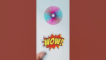 Amazing spirograph design #shorts #satisfying #art #diy#relaxing #craft #toys