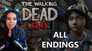 The Walking Dead: Season 2 Episode 5 ALL ENDINGS [Blind] Reaction