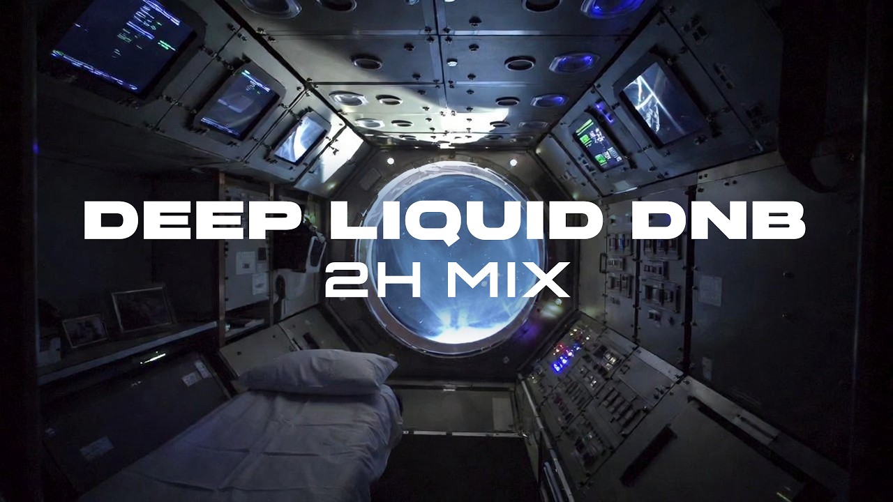 Space Dreams 🚀 Spaceship Bedroom View | Deep Chill & Melodic Liquid Drum & Bass | 2 Hour Mix