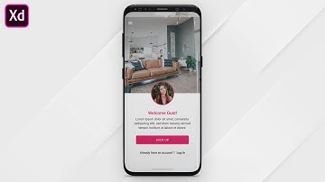 Login Screen UI Design with Adobe XD | Basic UI Design Tutorial in Tamil