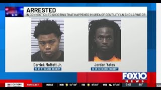 2 blacks arrested in connection to shooting near Gentility Lane and Lapine Drive