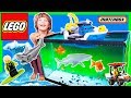 Legos and Shark Ship Rescue REAL FiSH from GiANT SHARK!
