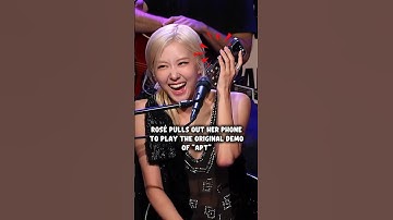 Rosé "APT" Original Demo Is Just So Insane 😭💀 #blackpink #rosé #apt #kpop #shorts