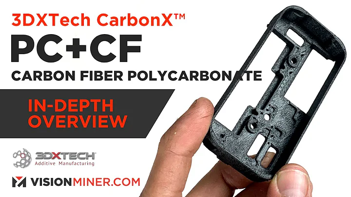 CarbonX™ PC+CF, Carbon Fiber Polycarbonate 3D Printing Filament by 3DXtech - 天天要聞