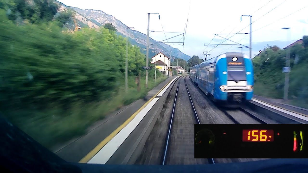 Lyon St Exupry   Grenoble en TGV Duplex