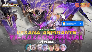 Script Skin Vexana Aspirants - Twilight Star No Password | Full Effect Voice | Patch Baru