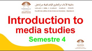 Introduction to media studies - Part 1