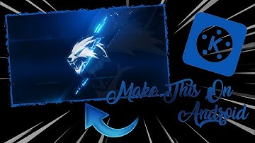 How to make glitch logo intro in kinemaster || tutorial || KA. graphics