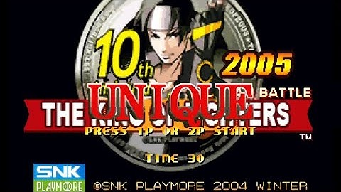The king of fighters 2005 all team battles / unique 10 years anniversary edition