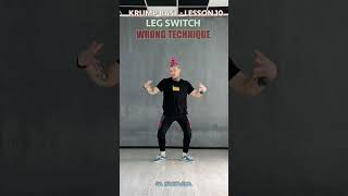 Leg switch - Krump dance tutorial