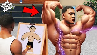 Franklin Using Magical Painting To Make Most Powerful Franklin Ever ! GTA 5 new