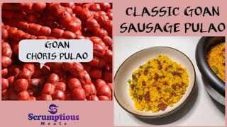 Goan Sausage Pulao Recipe | Goan Choris Pulao goan