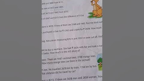 class-3rd ch-6(Problems on addition and subtraction) ex-13