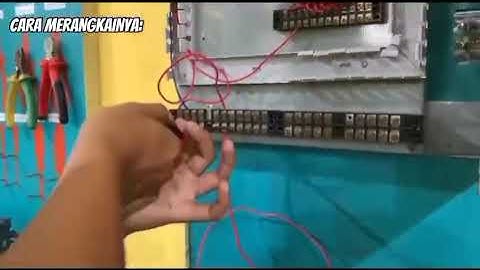 PRAKTEK ON OFF LAMPU MENGGUNAKAN SMART RELAY SR3B101FU - JOB 1