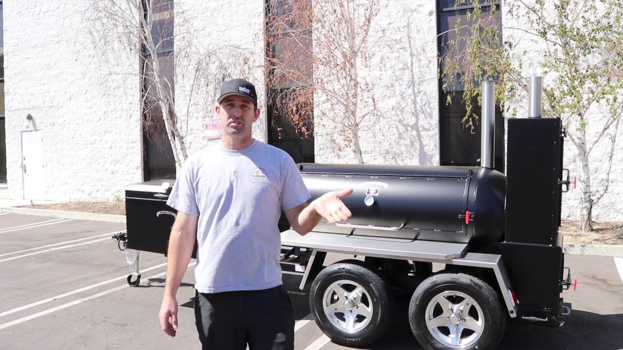 Meadow Creek TS120 Barbeque Smoker Trailer