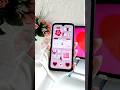 make your homescreen aesthetic 🍒 red theme ♡ samsung galaxy #aestheticphone