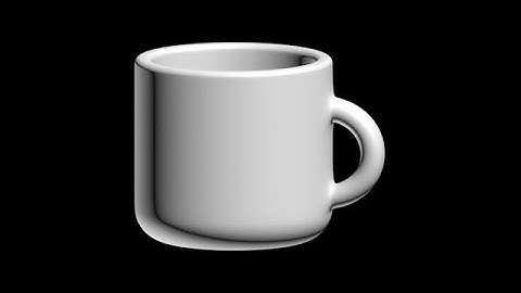 3DS Max 2016 Coffee Cup Tutorial Beginner