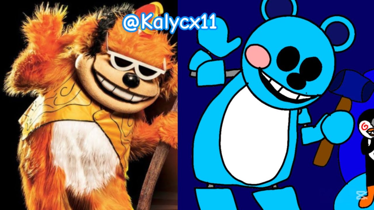 The Banana Splits Cover But With Dino And Friends