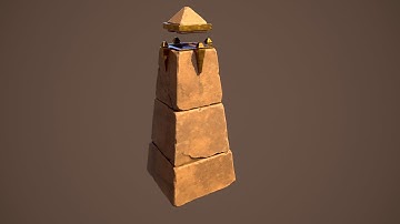 Stylized Sandstone Pillar - Game Ready Model / Timelapse Tutorial