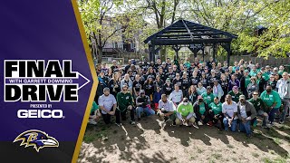 Ravens Team Up to Help for Earth Day | Ravens Final Drive