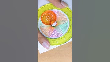 How many rotations did the pen make in total? #spirograph #satisfying #asmr #art #pattern #usa