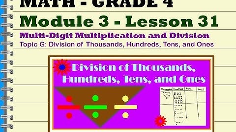 Grade 4 Mod 3 Lesson 31