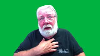 Robert Ellis Vaping Green Screen