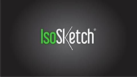 IsoSketch® 3D drawing tool. 3D drawing made easy!