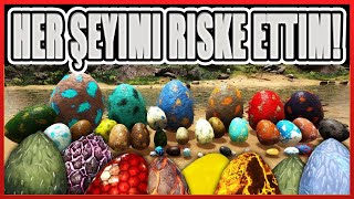 Efsane Rex yumurtası için her şeyimi riske ettim! | ARK Survival Evolved Türkçe 21.Bölüm
