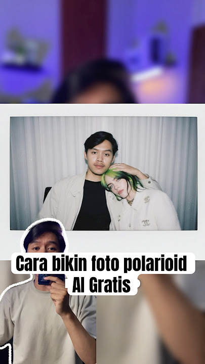 Cara bikin foto polaroid bareng idola gratis. Inget ya harus bijak pake AI nya jangan bikin aneh”