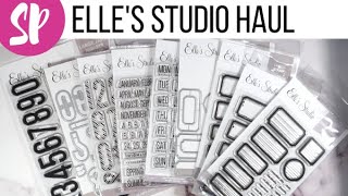 ELLE&#39;S STUDIO SCRAPBOOK HAUL | Beautiful Project Life Label &amp; Number Stamps &amp; Dies