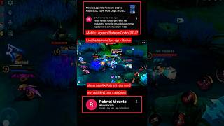 MOBILE LEGENDS Redeem Code? Pharsa Seasworn Oracle Skin Tidal Missive gift #MLBBCreator #MLBBALLSTAR